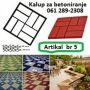 Kalupi za betoniranje staza - kvalitetno