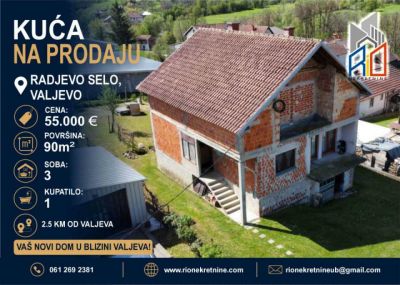 NA PRODAJU Useljiva kuća u Radjevom selu