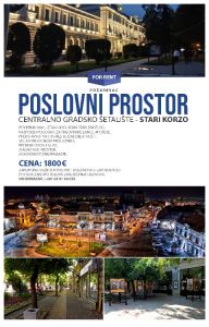 IZDAJE SE POSLOVNI PROSTOR (LOKAL)