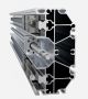 Alumunijumski profil x osa 200x96