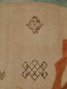 Vuneni krem - bež tepih 200x98 cm