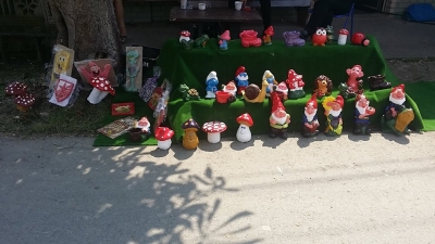Patuljci, pecurke, figure, saksije ...