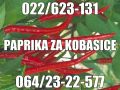 Paprika slatka mlevena, extra crvena. 