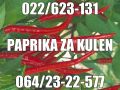 Paprika slatka mlevena, extra crvena. 