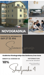PRODAJA USELJIVIH STANOVA SKOPLJANSKA 4
