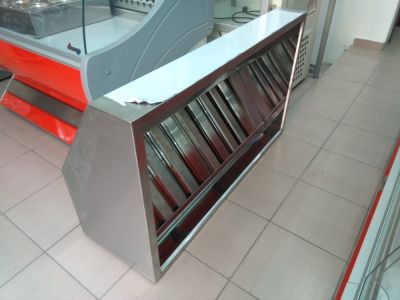 Inox hauba 1,5m sa filterima