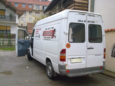 KOMBI PREVOZ Prevoz robe do 1,5t,...