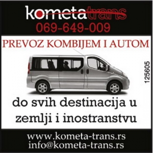 Prevoz kombijem i autom do svih...