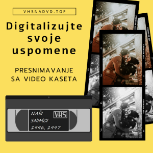 Presnimavanje sa video kaseta na CD/DVD