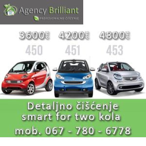 Detaljno čišćenje automobila Smart ForTw