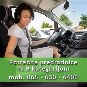 Potrebne radnice sa B kategorijom